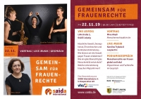 Leipzig: Gemeinsam für Frauenrechte mit Mina Ahadi, Karolina Trybala u.a. in der VHS